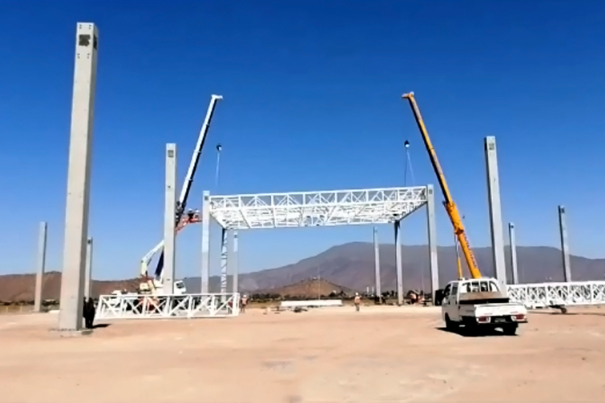 Projeto Pilares Prefabricados Naves Avanza Park para Avanza Park